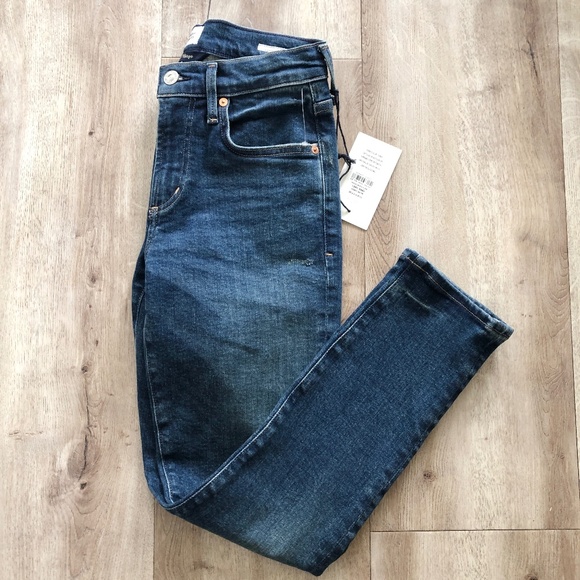 Citizens Of Humanity, Jeans, Ella, Mid Rise, Slim, Crop, Size 23 NEW With Tags - Picture 1 of 16